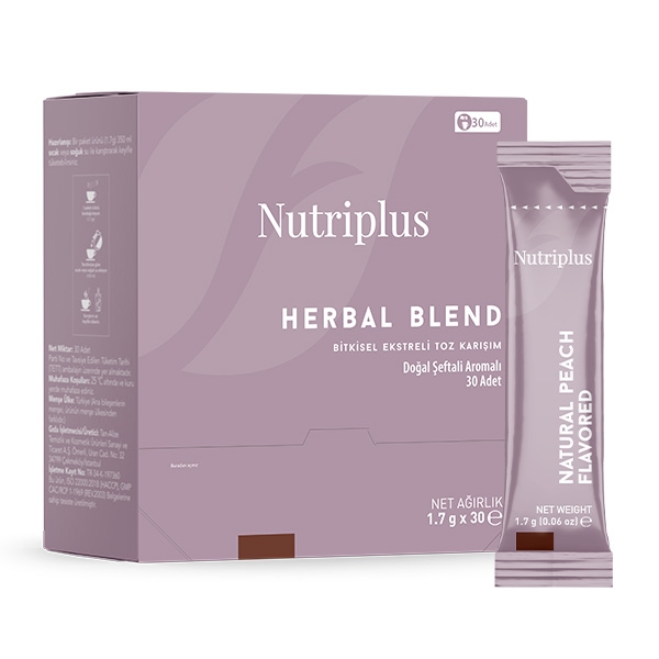 FARMASİ%20NUTRIPLUS%20HERBAL%20BLEND%20ŞEFTALİ%201.7%20G%20x%2030